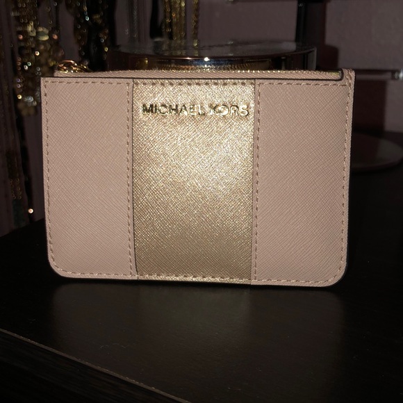 Michael Kors Accessories - Michael Kors mini wristlet with key chain